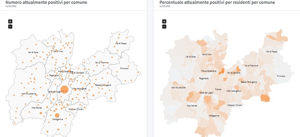 Coronavirus in Trentino, 5 casi a Arco, Lavis e Mezzocorona